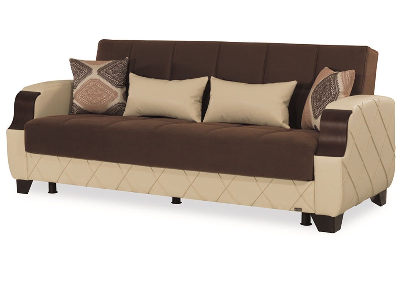 Molina Brown Microsuede Sofabed,Ottomanson (Previously Casamode)