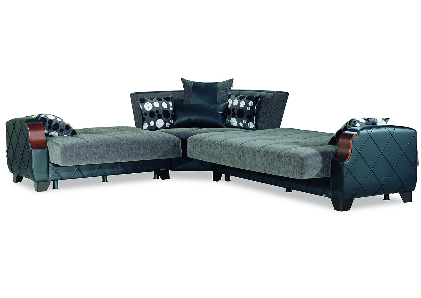 Molina Grey Sectional,Ottomanson (Previously Casamode)