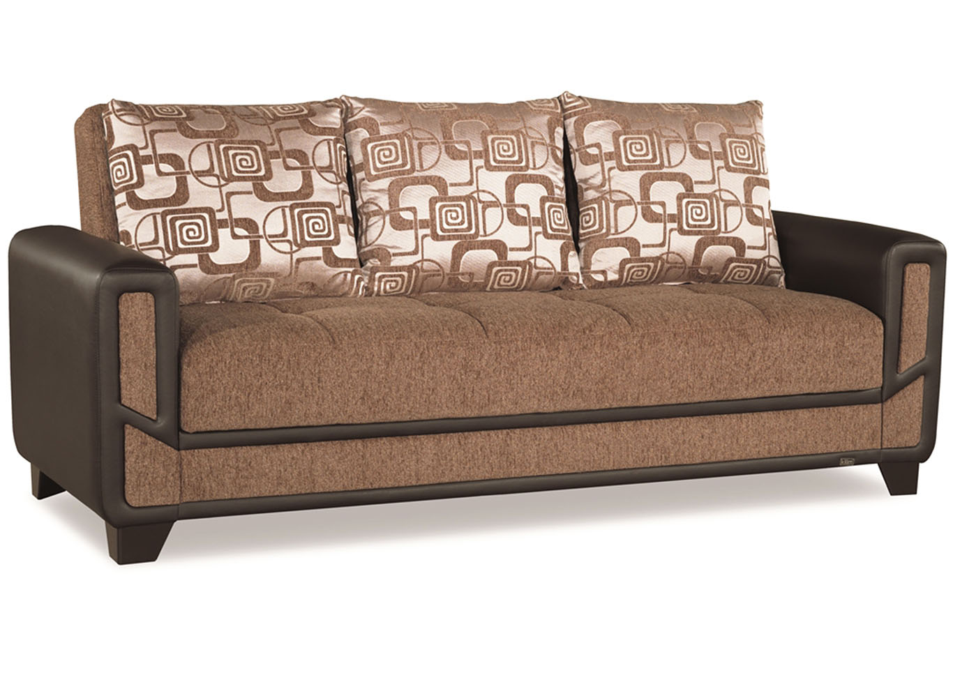 Mondo Brown Chenille Sofabed,Ottomanson (Previously Casamode)