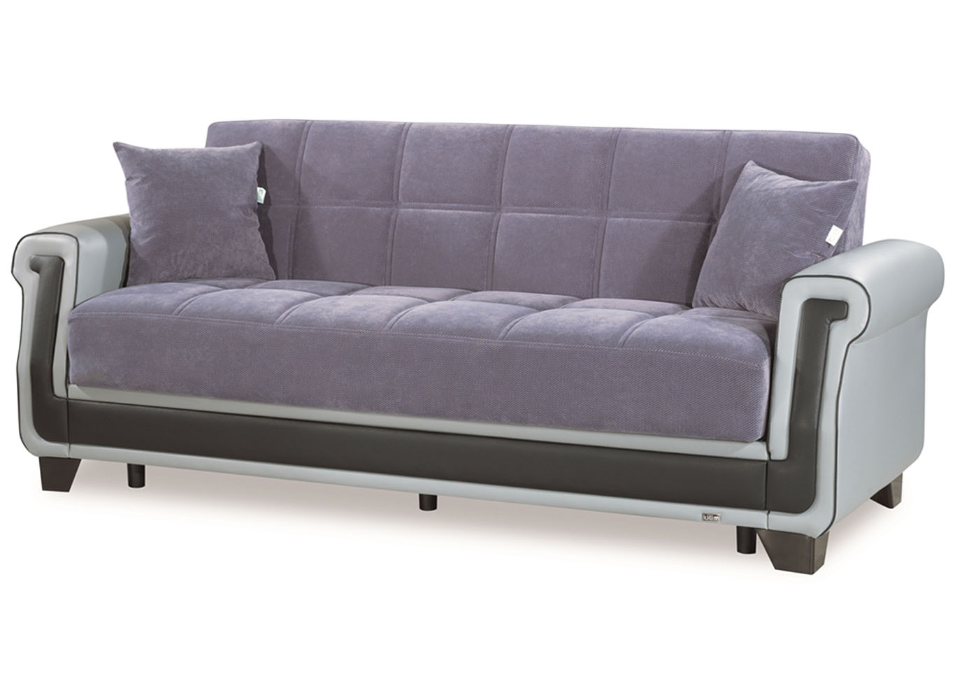 Proline Gray Microfiber Sofabed,Ottomanson (Previously Casamode)