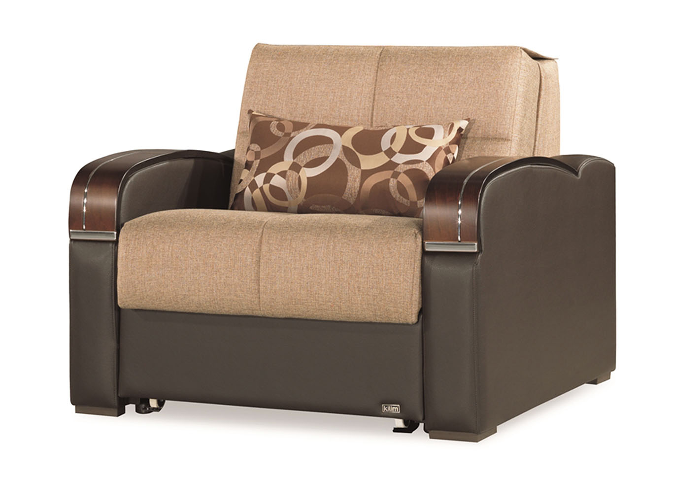 Sleep Plus Brown Polyester Chair Sleeper,Ottomanson (Previously Casamode)