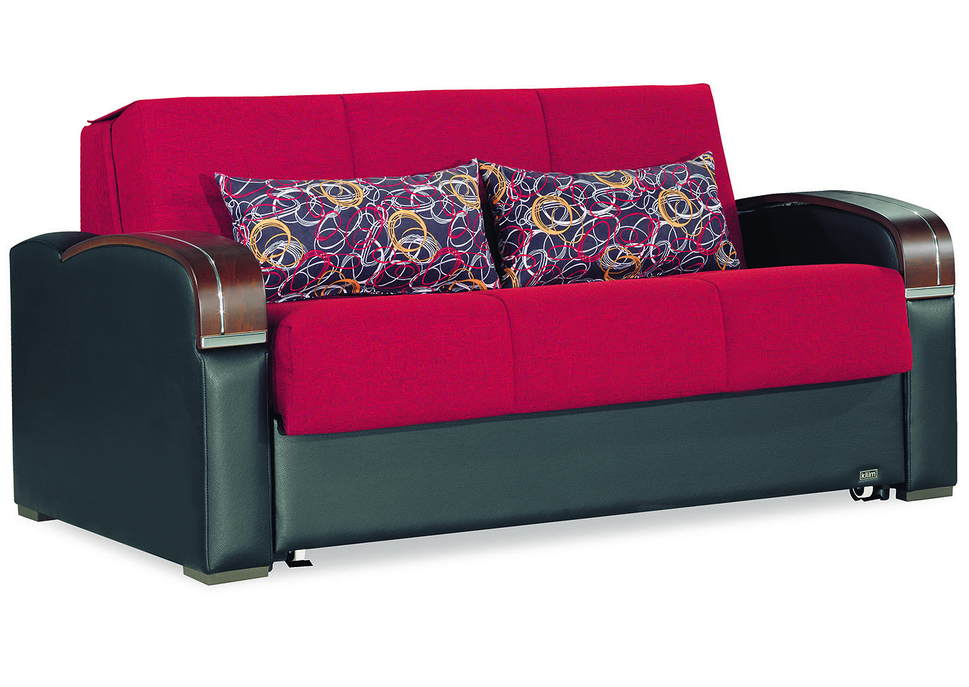 Sleep Plus Red Loveseat Sleeper,Ottomanson (Previously Casamode)