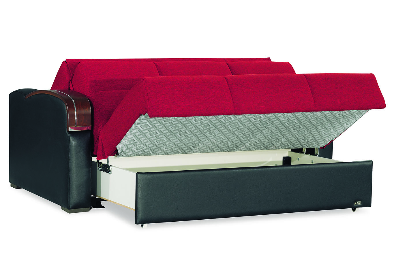 Sleep Plus Red Loveseat Sleeper,Ottomanson (Previously Casamode)