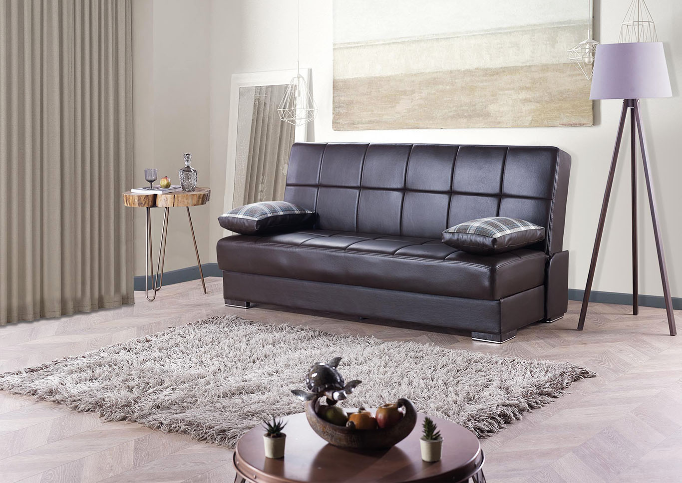 Soho Brown Sofabed,Ottomanson (Previously Casamode)