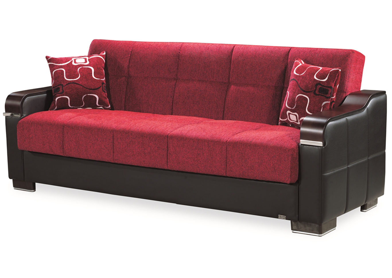 Uptown Burgundy Chenille Sofabed,Ottomanson (Previously Casamode)