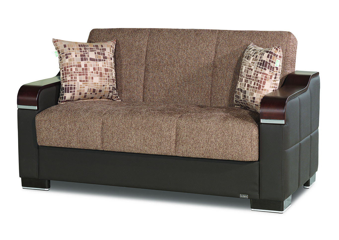 Uptown Brown Loveseat,Ottomanson (Previously Casamode)