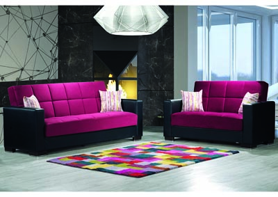 Image for Armada Burgundy Set of Sofabed & Loveseat