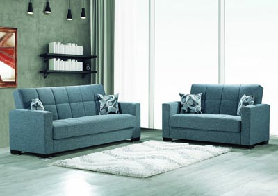 Image for Armada Grey Set of Sofabed & Loveseat