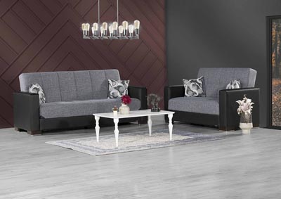 Image for Armada Grey/Black Sofabed