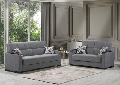 Image for Armada X Grey Set of Sofabed & Loveseat