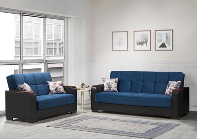 Image for Armada X Emerald Blue Loveseat