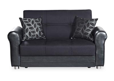 Image for Avalon Plus Prusa Black Polyester Love Seat