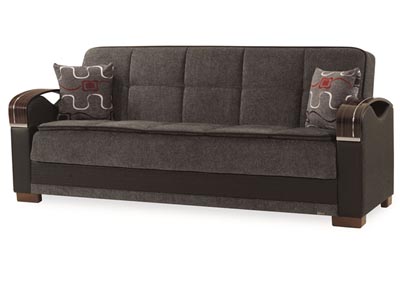 Bristol Gray Chenille Sofa,Ottomanson (Previously Casamode)