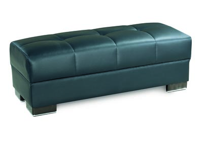 Image for Down Town Black Ottoman
