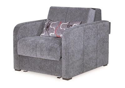 Image for Ferra Fashion Gray Chenille Chair Sleeper