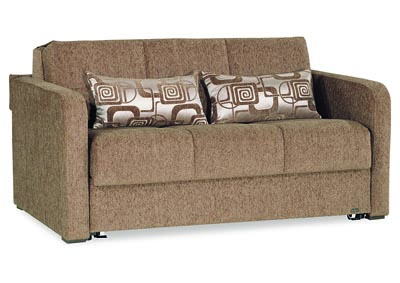 Image for Ferra Fashion Brown Loveseat Sleeper