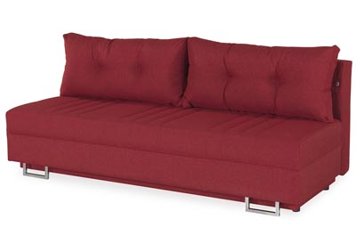 Image for Flex Motion Red Polyester Queen Sleeper