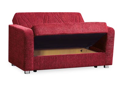 Elegance (Joker) Red Loveseat,Ottomanson (Previously Casamode)