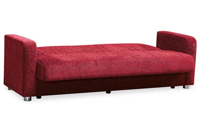 Elegance (Joker) Red Sofabed,Ottomanson (Previously Casamode)