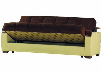 Image for Karma Brown/Cream Sofabed