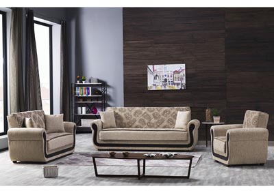 Image for Maddox Cream Sofabed & Loveseat