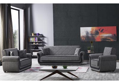 Image for Maddox Gray Sofabed, Loveseat & Armchair