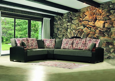 Image for Megamax Grey Sectional S+L+W