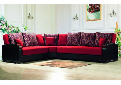 Image for Megamax Red Sectional S+L+W