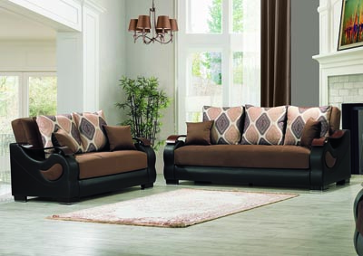 Image for Metroplex Brown Three-Piece Seating Set