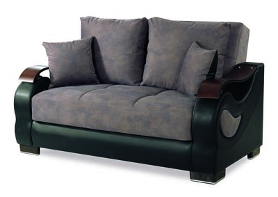 Metroplex Grey Loveseat,Ottomanson (Previously Casamode)