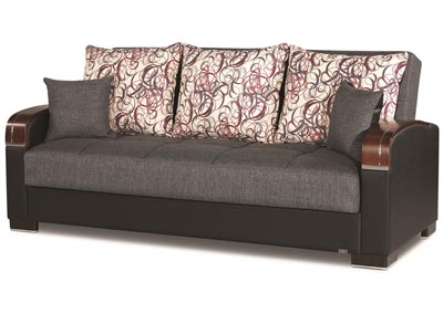 Mobimax Gray Polyester Sofabed,Ottomanson (Previously Casamode)