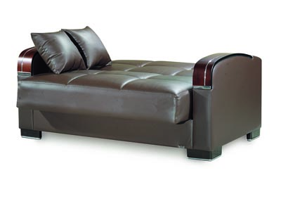 Mobimax Brown Loveseat,Ottomanson (Previously Casamode)