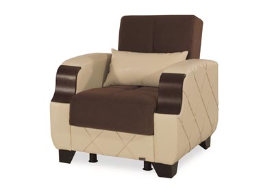 Molina Brown Microsuede Armchair,Ottomanson (Previously Casamode)