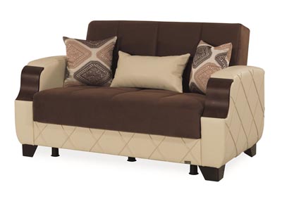 Image for Molina Brown Microsuede Love Seat