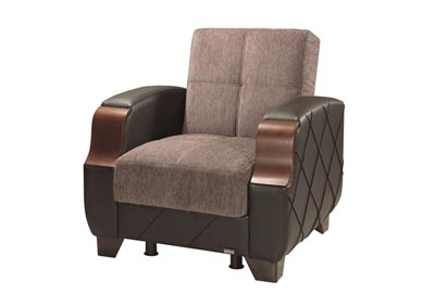 Image for Molina Floket Gray Chenille Armchair