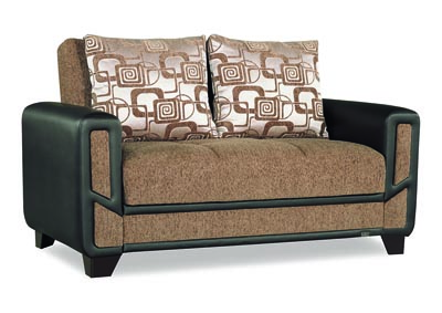 Image for Mondo Modern Brown Loveseat