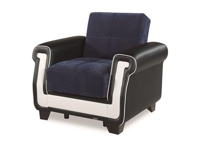 Image for Proline Blue Microfiber Arm Chair