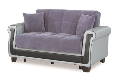 Image for Proline Gray Microfiber Love Seat