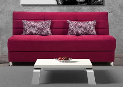 Image for Rainbow Burgundy Chenille Sofabed