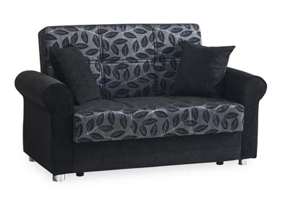 Image for Rio Grande Black Chenille Love Seat