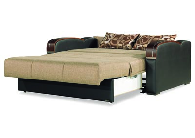 Sleep Plus Brown Loveseat Sleeper,Ottomanson (Previously Casamode)