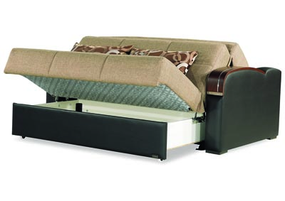 Sleep Plus Brown Loveseat Sleeper,Ottomanson (Previously Casamode)