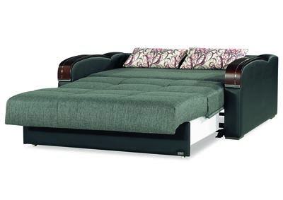 Sleep Plus Grey Loveseat Sleeper,Ottomanson (Previously Casamode)