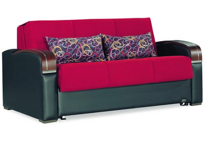 Image for Sleep Plus Red Loveseat Sleeper