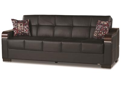 Image for Uptown Black PU Sofabed