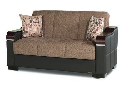 Image for Uptown Brown Loveseat