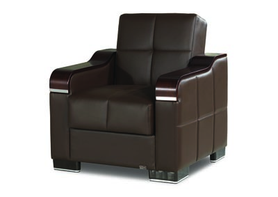 Image for Uptown Brown Arm Chair