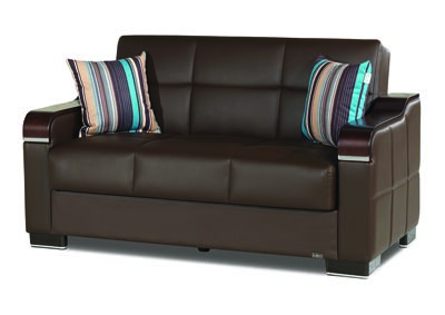 Image for Uptown Brown Loveseat