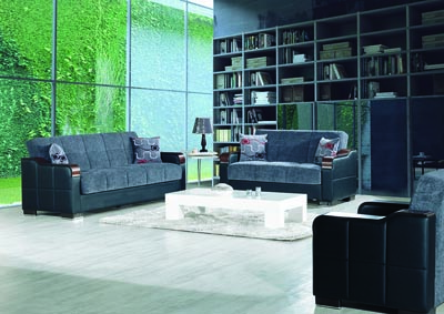 Image for Uptown Grey Three-Piece Seating Set