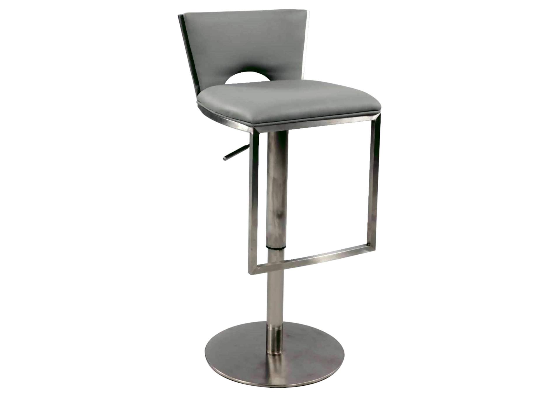 Low Back Upholstered Pneumatic-Adjustable Stool,Chintaly Imports